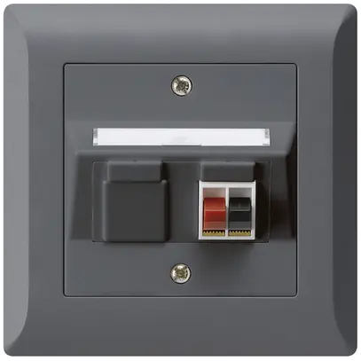 Presa INC audio kallysto.line 1×antracite morsetto per 1 altoparlante 