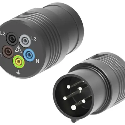 Adattatore di misura spina CEE ELBRO 16A IP20 5L 415V/CAT IV Ø60×93mm 