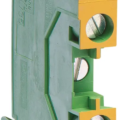 Borne de passage Hager 10mm², PE, à vis 
