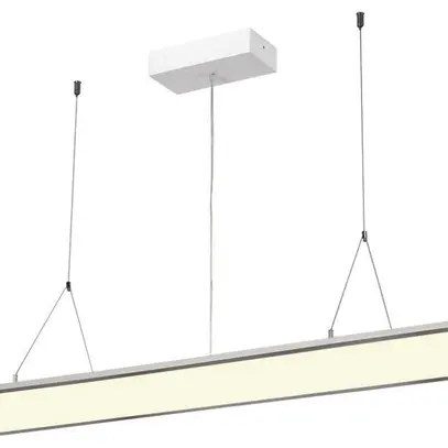 Lampada sospesa LED SLV I-PENDANT PRO DALI 43W 3800lm 4000K UGR 1200×300 grigio 