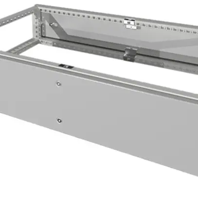 Aufsatzrahmen Rittal VX 8618.521 1000×200×600mm Dachbeplankung grau 