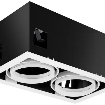 Scatola INC LUDOSPOT 111 SQUARE CARDAN DUO, 320×180mm INS, bianco/nero 