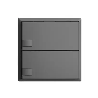 Pulsante KNX RGB EDUE, 250mW, s.LED, 2×pulsante, com.1×tasto, grs 