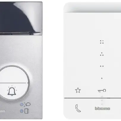Kit citofono porta audio 1-fam Bticino, 2 fili, LINEA 3000 / CLASSE 100 