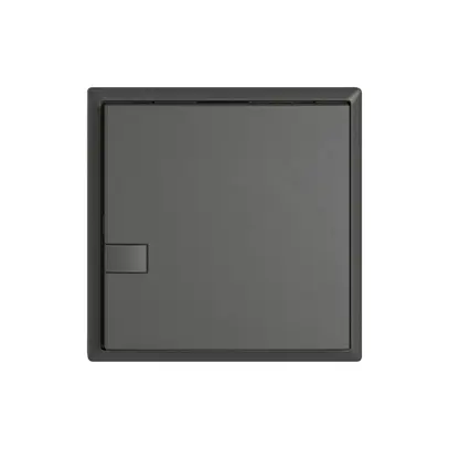 Pulsante KNX RGB EDIZIO.liv SNAPFIX® sensore temp.s.LED 1× com.1T grs 