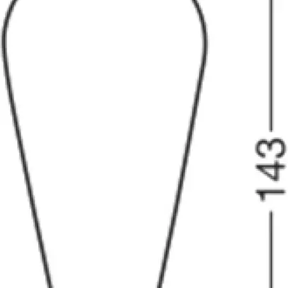 Lampada LED LEDVANCE CLASSIC ST E27 5.4W 730lm 827 opaco Ø64×143mm 