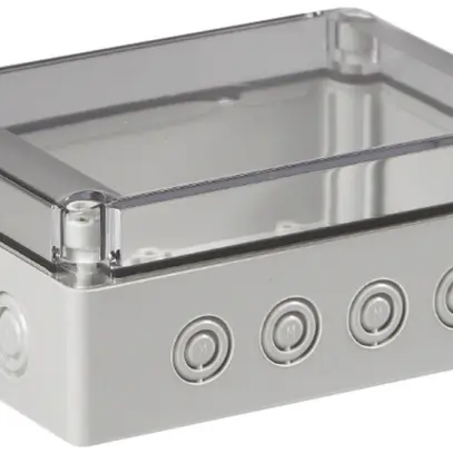 Apparategehäuse RW CUBO S 125×175×75mm SPCM transparent 
