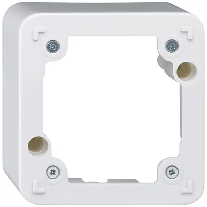 Quadro AP basico 1×1/50mm bianco 