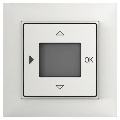 Thermostat d'amb.ENC SIDUS blanc avec minuteur pour plancher chauff. 