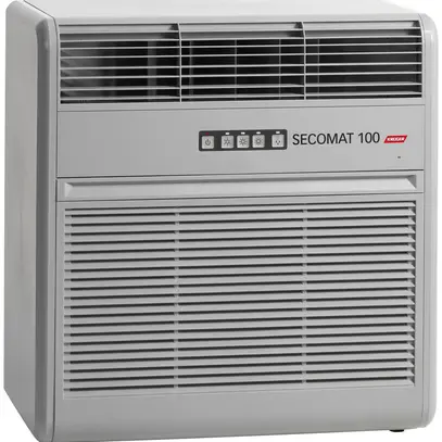 Asciugatrice SECOMAT 100H per stanza d.asciugatura max.16m², 989W 10kg 1200m³/h 