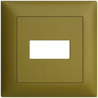 Frontset EDIZIOdue FMI für Bewegungsmelder pirios 180 R eco, olive 