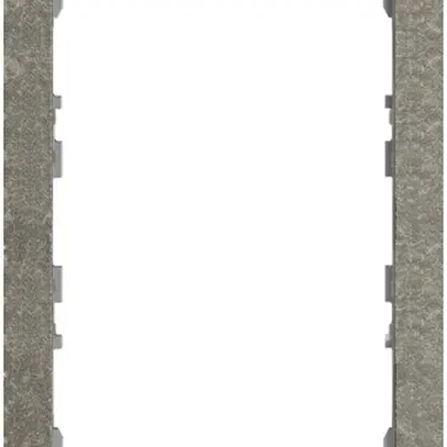 Cadre de recouvrement EDIZIOdue prestige pour KNX-Panel 7" eternit 