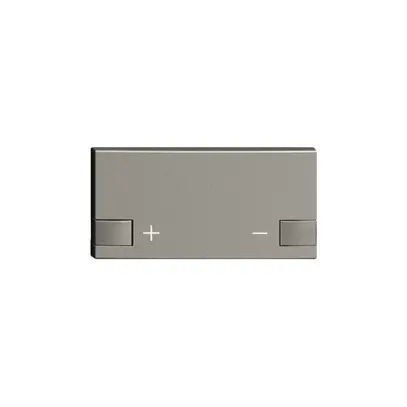 Pulsante 1/2 ZEP, +/- grigio scuro 