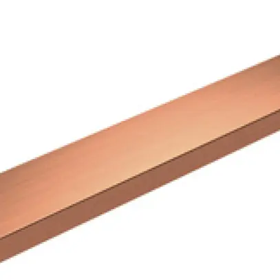 Barre platte Flury LF 3 Cu nu barre à 3m 50×40mm 200mm² 