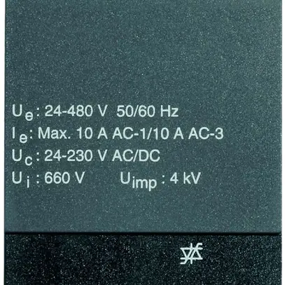 Contacteur semi-conducteur ComatReleco 10A/24…480VAC 3-ph.(AC-1, AC-3) 400VAC 