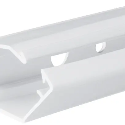 Canale d'installazione tehalit LFR 20×20×20000mm, su rullo, bianco traffico 