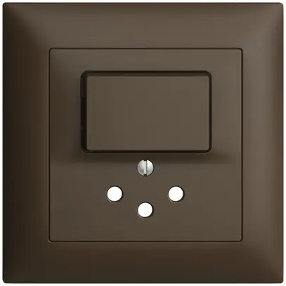 UP-Frontset EDIZIOdue coffee 88×88mm für KK mit 1 Taste+T12 