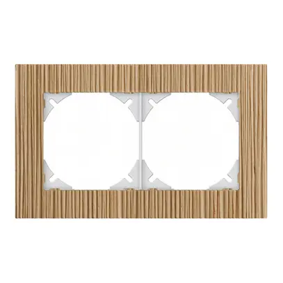 Telaio di cop. EDIZIOdue prestige 1×2 rovere rilievo 