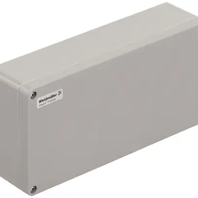 Scatola poliestere Weidmüller POK 360×160×90mm fibre di vetro grigio argento 