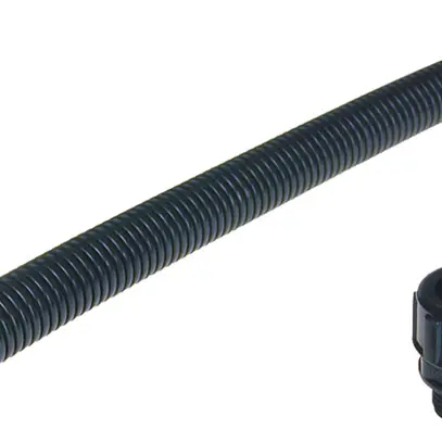 Tubo materia sintetica Pasofl.48mm nero 