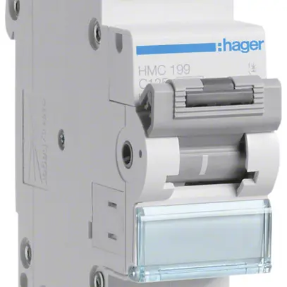 Disjoncteur Hager MCB 1P 400V type C 125A Icn 15kA 1.5UM 