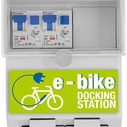 Stazione di carico Steffen per E-Bike e E-Scooter 2×T13 230V 1380W IP44 