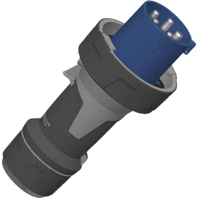 Spina mobile PowerTOP 125A IP67 3P 6h 230V, con premistoppa 