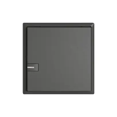 Poussoir KNX RGB EDIZIO.liv SNAPFIX® capteur temp.RGB-LED 1× comm.1T grf 