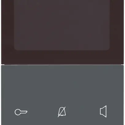 Postazione video interna AP Hager elcom.touch comfort 2-fili, antracite 