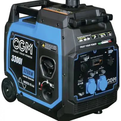 Générateur électrique CGM 3300I 3000W 7.8L 2×T23 2×USB 16.3A 230V IP23 