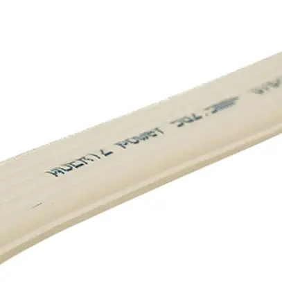 Câble plat Woertz Power 5×2.5mm² sans halogène blanc B2ca 