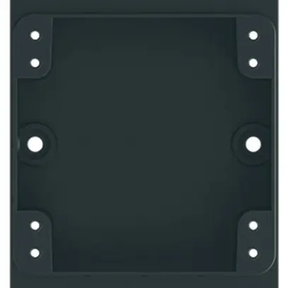 Intestazione AP Hager robusto 3×1 verticale 86×276mm nero 
