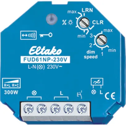 EB-RF-Dimmaktor Eltako 300W FUD61NP-230V 
