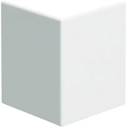 Blenda per angolo esterno 80mm bianco puro 