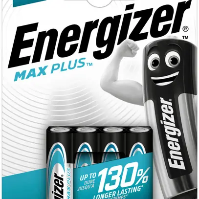 Pile alcaline Energizer Max Plus AAA LR03 1.5V blister à 4 pièces 