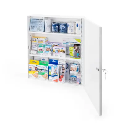 Valigetta di primo soccorso per abitazioni riempita 45 × 40 × 12 cm 