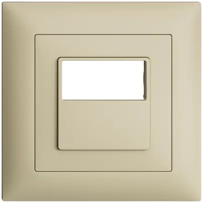 Set frontale EDIZIOdue FMI p.rilevatore movimento pirios 180 R eco plus, vanille 