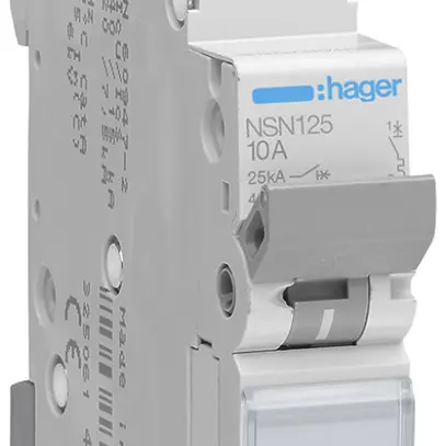 Disgiuntore Hager MCB 1P 415V tipo D 25A 1UM 