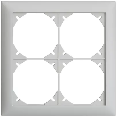 UP-Kopfzeile EDIZIOdue SNAPFIX® 2×2 horizontal und vertikal 148×148mm hellgrau 