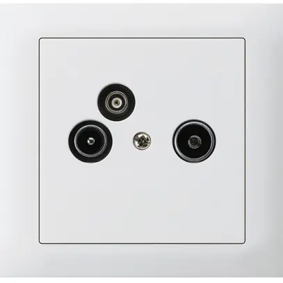 Presa antenna INS TV-R-dati kallysto 19dB bianco 