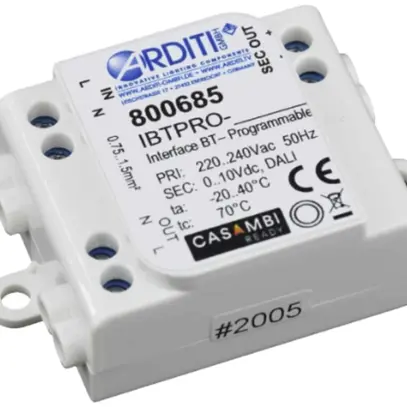 Commande de luminaires Elektrogros Casambi IBTPRO, 56.6×35.8×22.3mm 