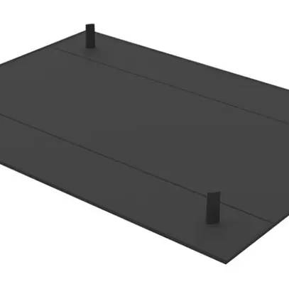 Placca di copertura per Multibox 306×226mm nero 
