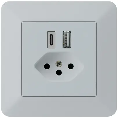 Presa di carica USB INC kallysto.trend 18W PD 1×tipo A 1×tipo C T13 grc 