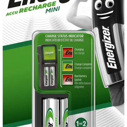Caricabatterie Energizer Mini Charger con 2×AA accu 2000mAh 