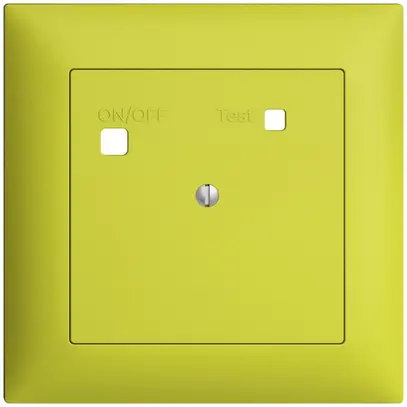 Kit frontal EDIZIOdue pour prise FI FMI, plein, lemon 