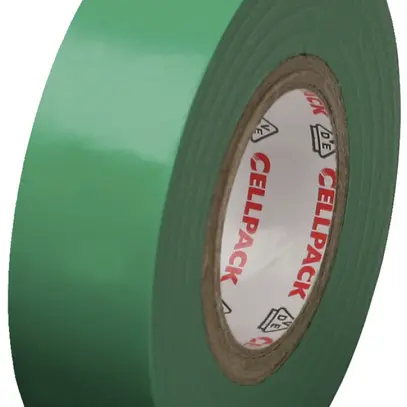 Nastro isolante Cellpack 128 15mm×10m verde 