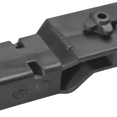 Adaptateur Hager univers N pour crampon de guidage écartement 125mm 20 pièces 