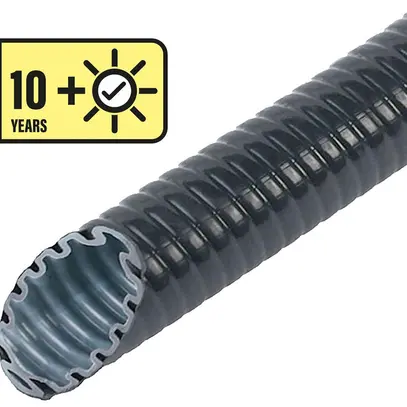 Tubo d'installazione KRGK Plica M25 resistente UV nero 