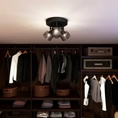 Spot Philips Sleet E14 5×25W 220×211mm nero 