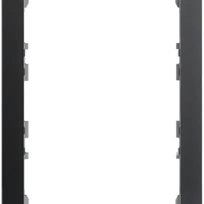 Cadre de recouvrement EDIZIOdue prestige pour KNX-Panel 7" verre noir 